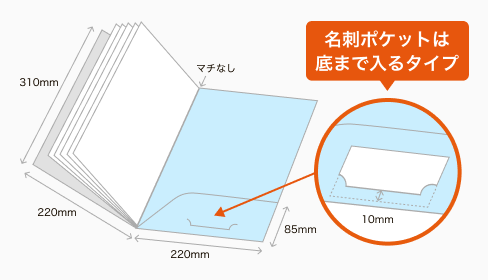 ★ポケット付中綴じ印刷